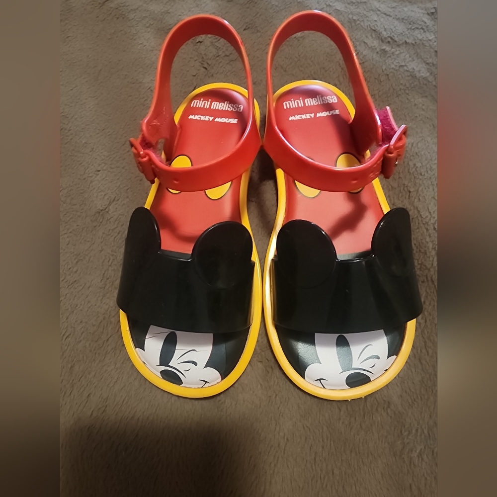 Mini Melissa Kids Mickey Sandals